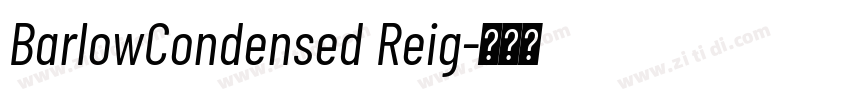 BarlowCondensed Reig字体转换 BarlowCondensed Reig字体转换